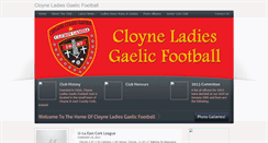 Desktop Screenshot of cloyneladiesfootball.com